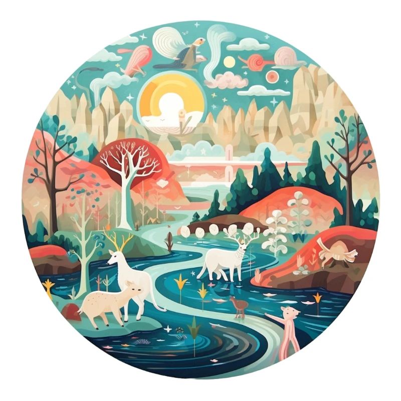 Le paysage des animaux