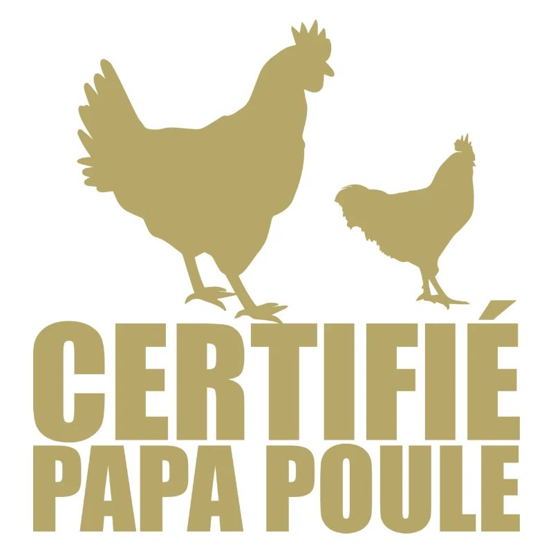Bester Papa | Zertifizierte Papa-Henne