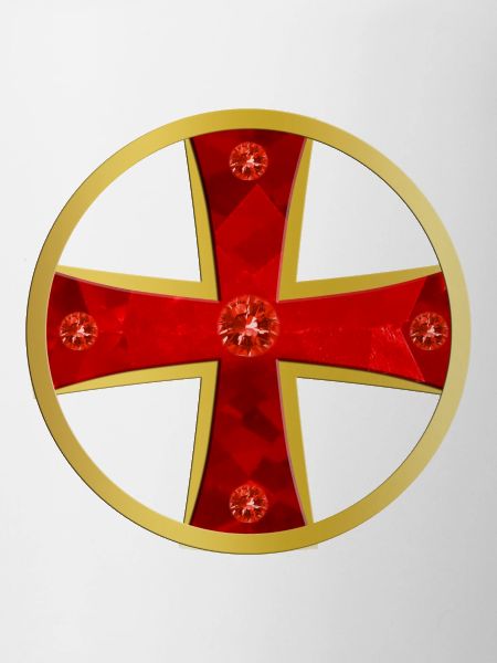 Templar Cross Gold + Gems