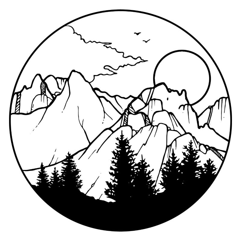 BERGPANORAMA BLACK