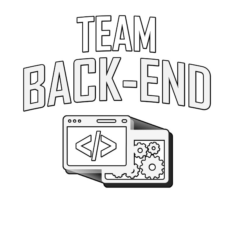 TEAM BACK-END, Programmierer, Coder, Informatiker
