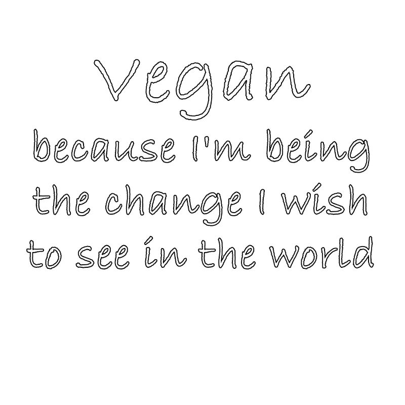 VEGAN, Cool Slogan, Cadeau