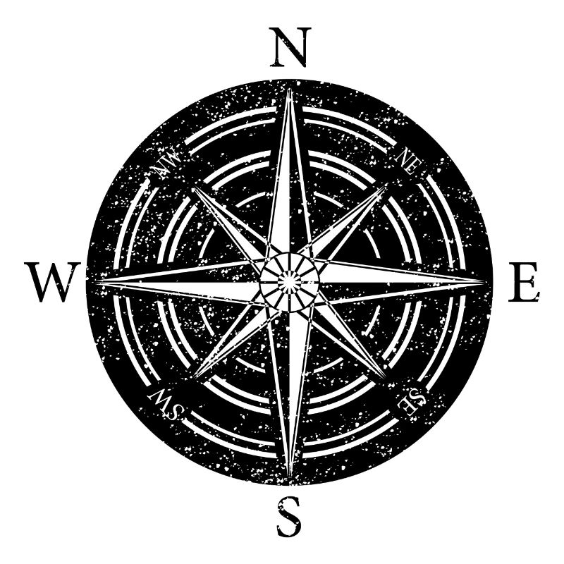 compass direction sign