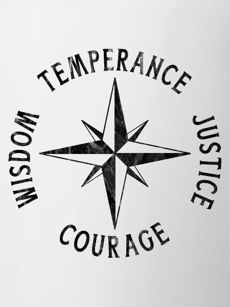 Stoic Virtues Compass Stoicism