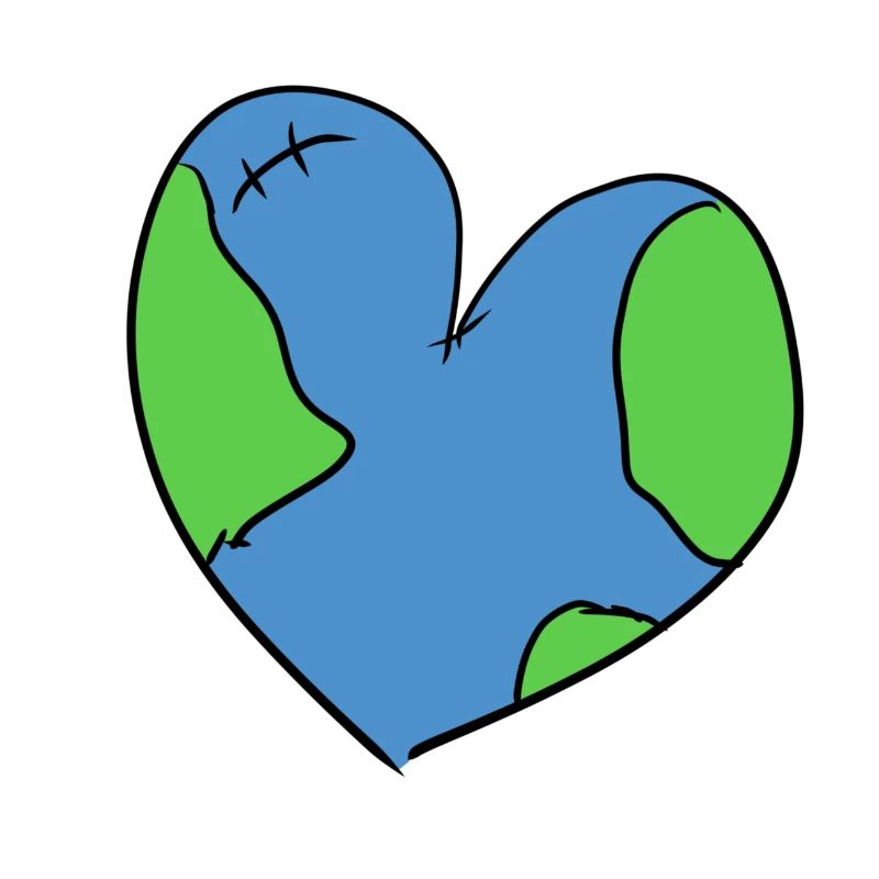 climate change heart climate protection climate earth