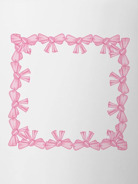 frame square square loop pink