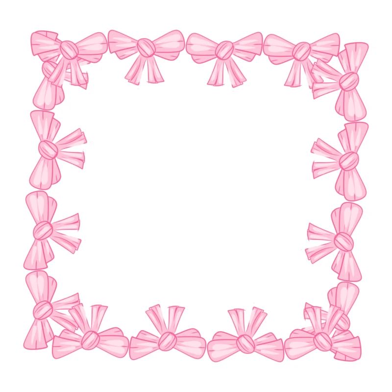 frame square square loop pink