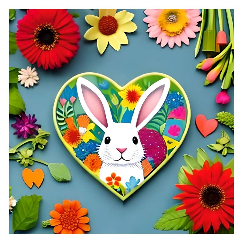 Cute Easter and Flowers