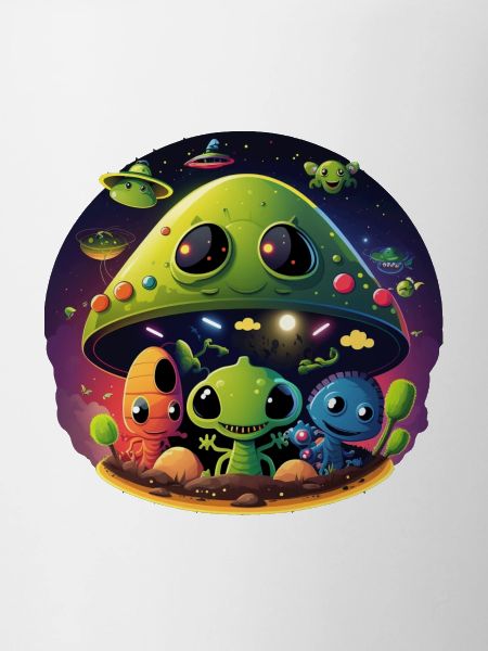 Children UFO Alien Around Aliens