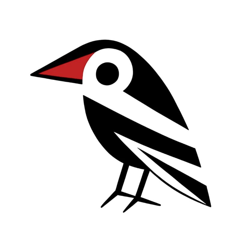 Modern Bird Print: Minimal Elegance