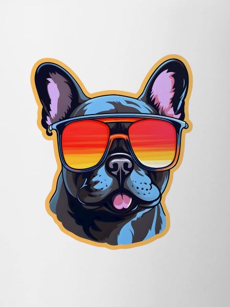 French bulldog with sunglasses