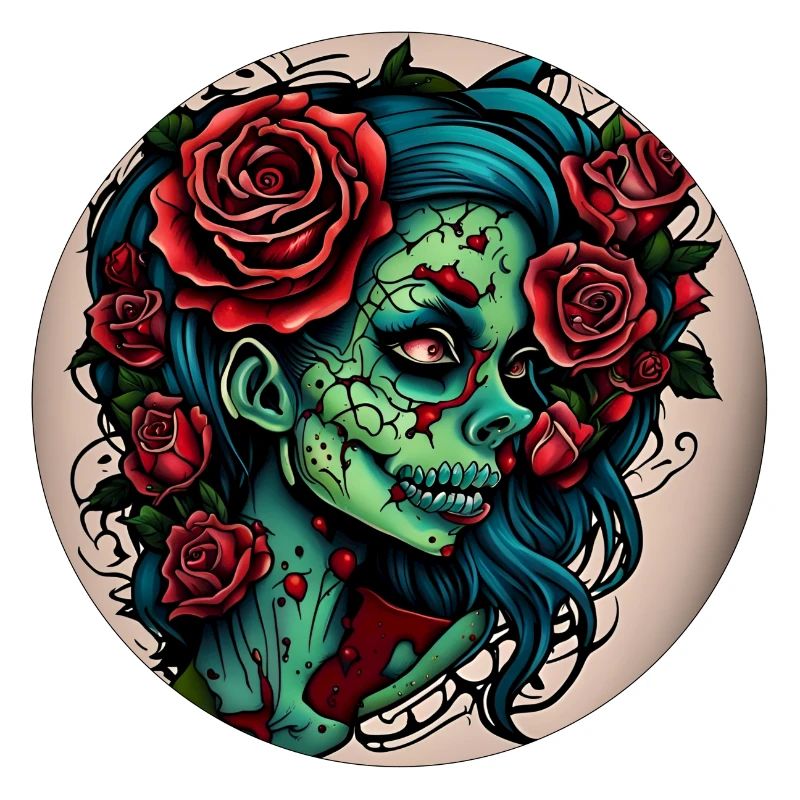 Fille zombie