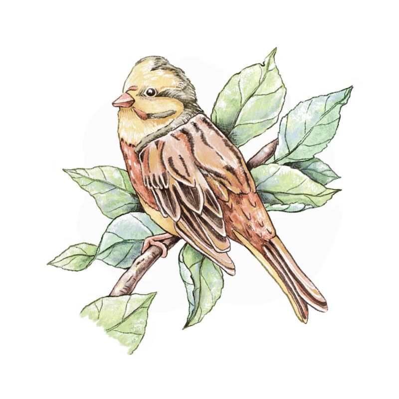 Petit oiseau - dessin