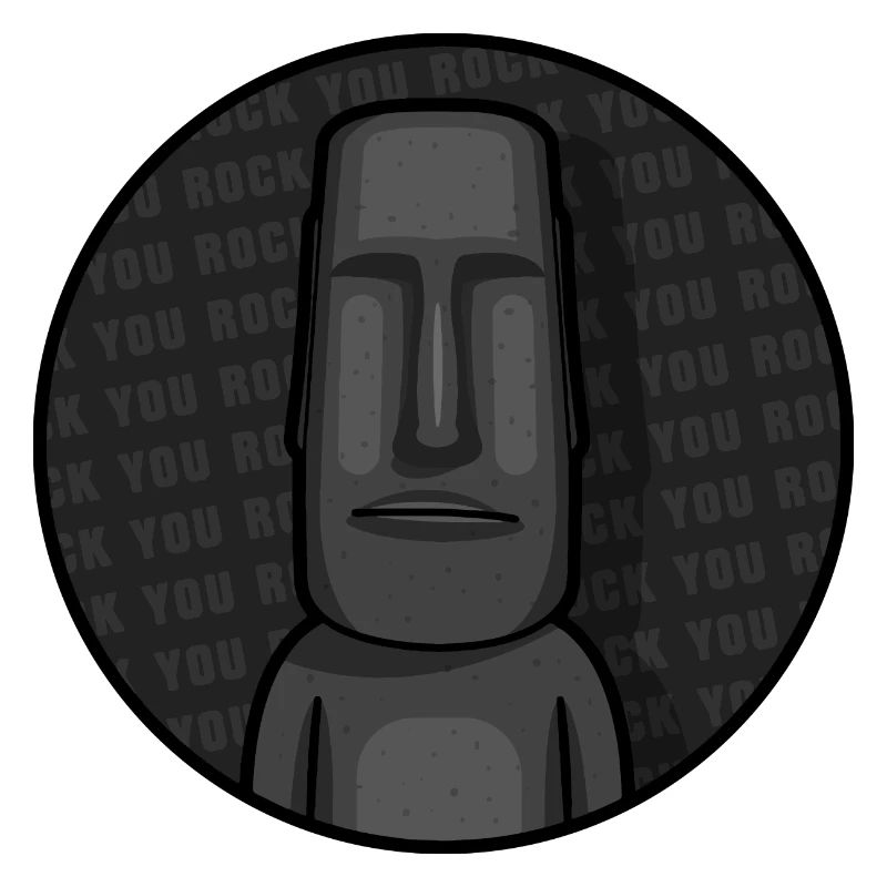 You Rock - Moai Stature