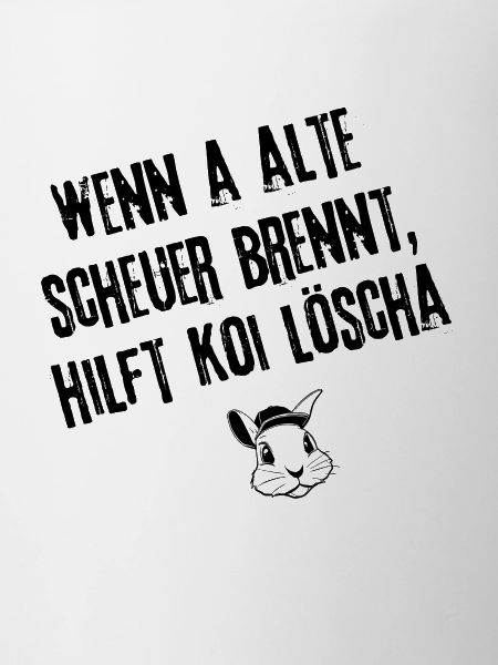 Brennende Scheuer | Redewendung