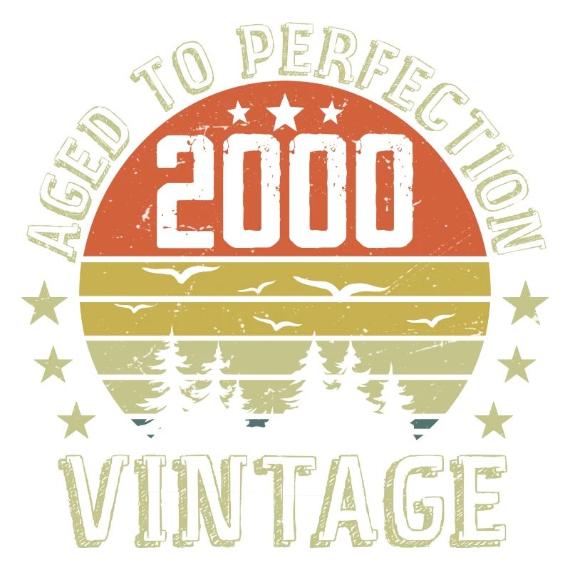 2000 Vintage Né 2000 Cadeau D'anniversaire 2000