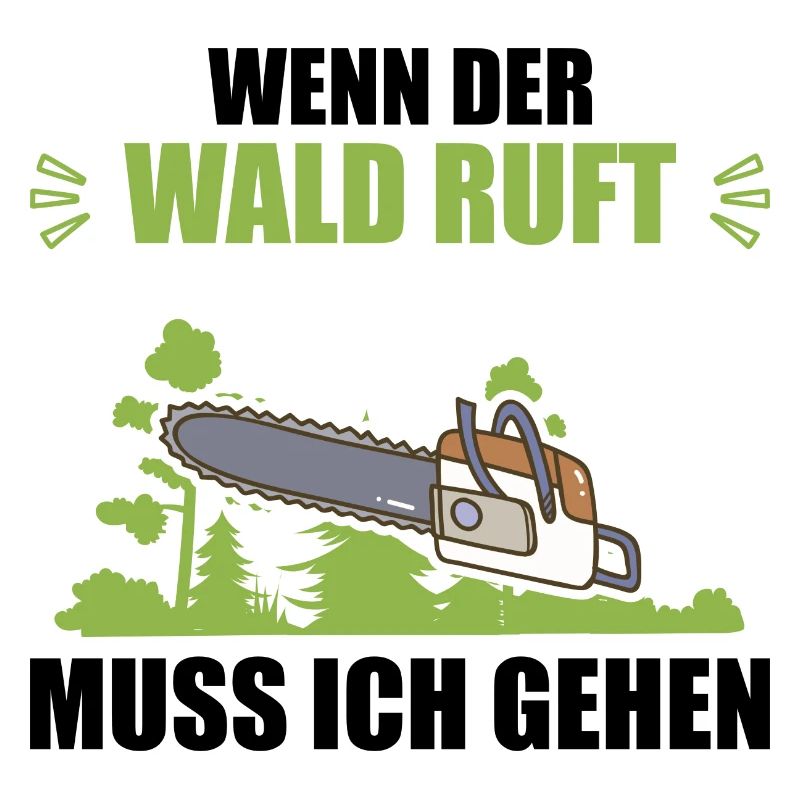 Holzfäller Kettensäge Waldarbeiter Geschenkidee