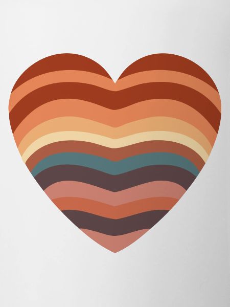 Boho Rainbow Heart