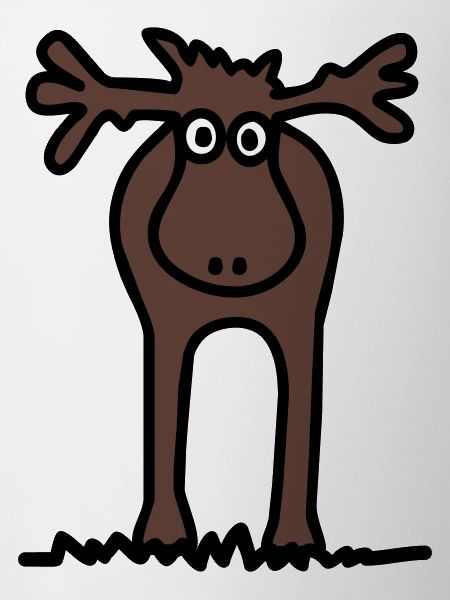 Funny moose or reindeer?
