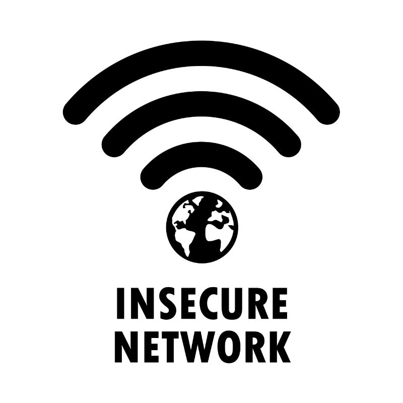 Insecure Network World WiFi Internet Connection