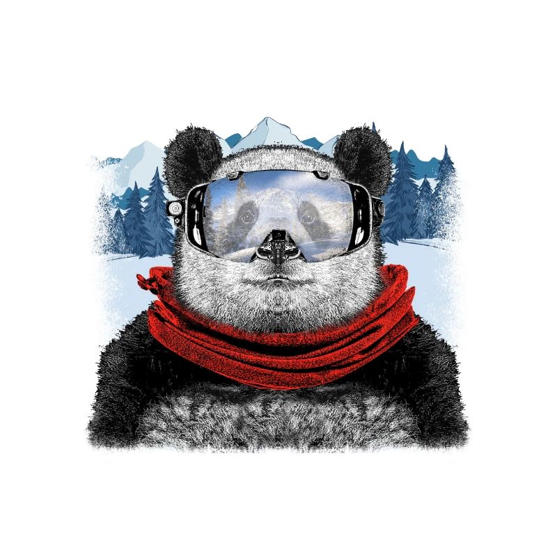 panda de ski