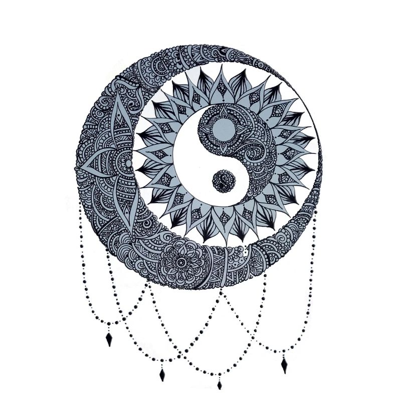 Moon and Sun Mandala