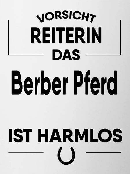 Berber Pferd Geschenk