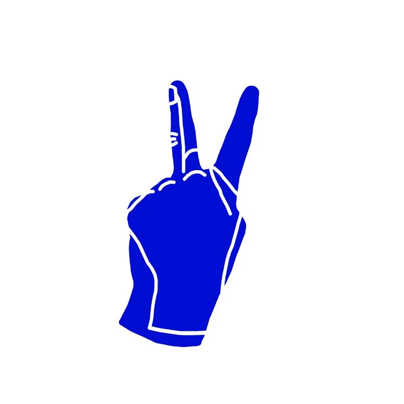 peace blue