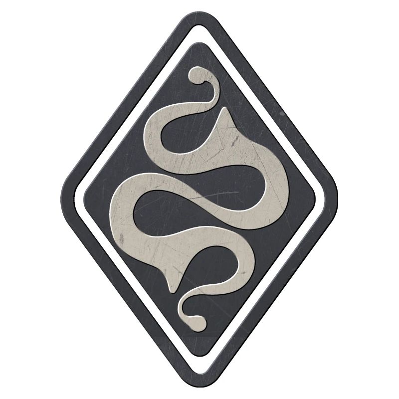 Latene Celtic symbol gray black