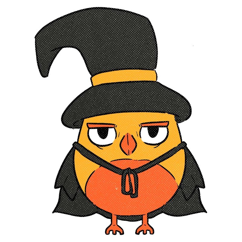 Sorcière de la chouette Halloween