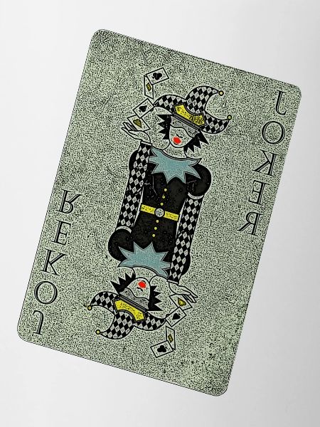 Joker card playing card