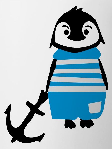 South pole penguin & anchor