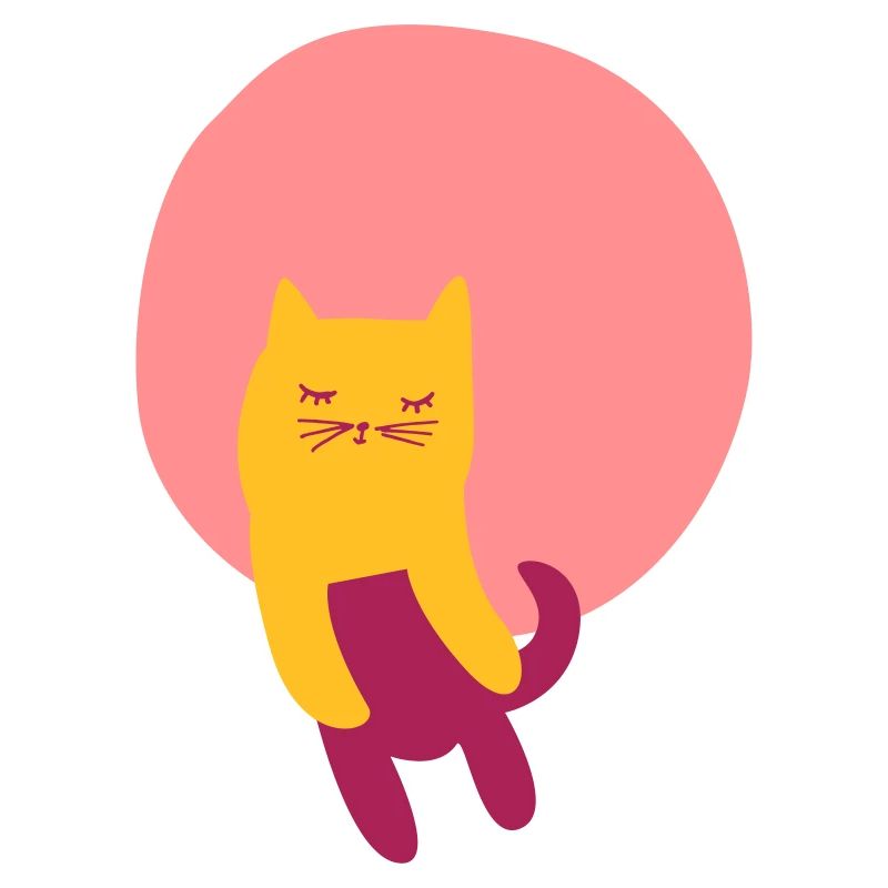 süsse Katze Punkt