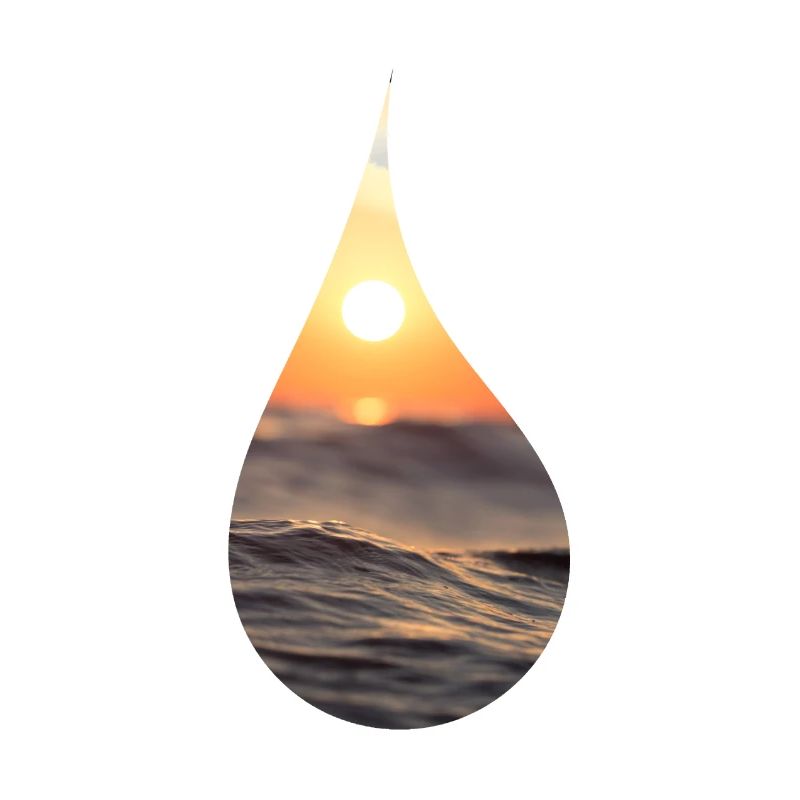 Goutte dans l'océan