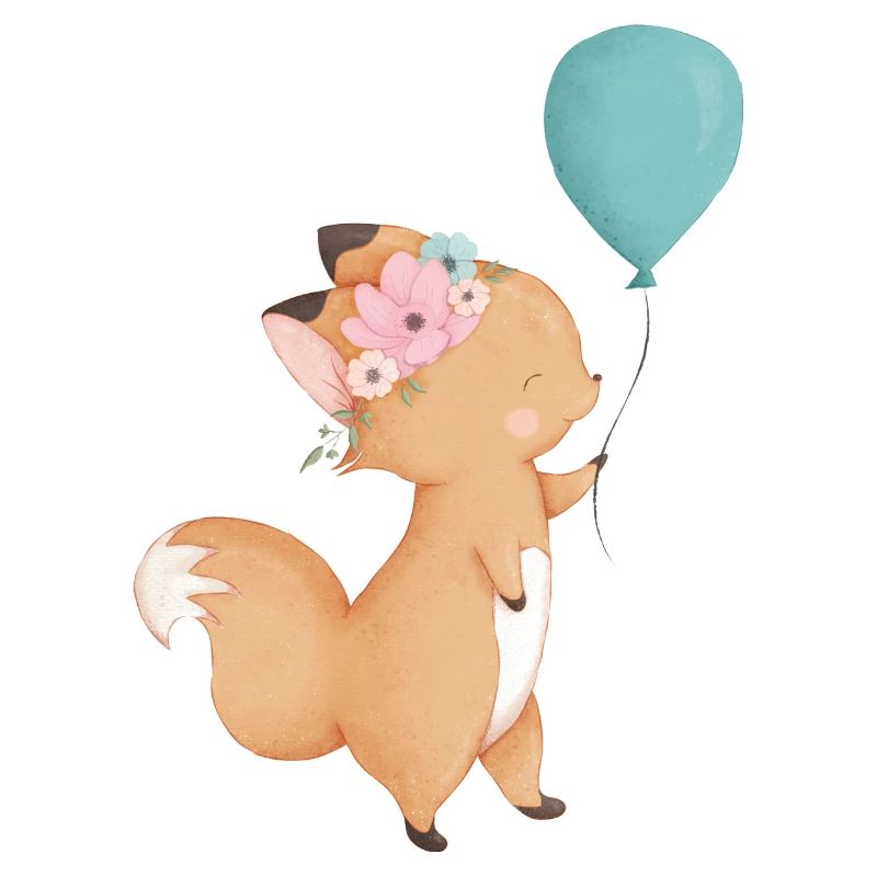 Ballon bébé renard