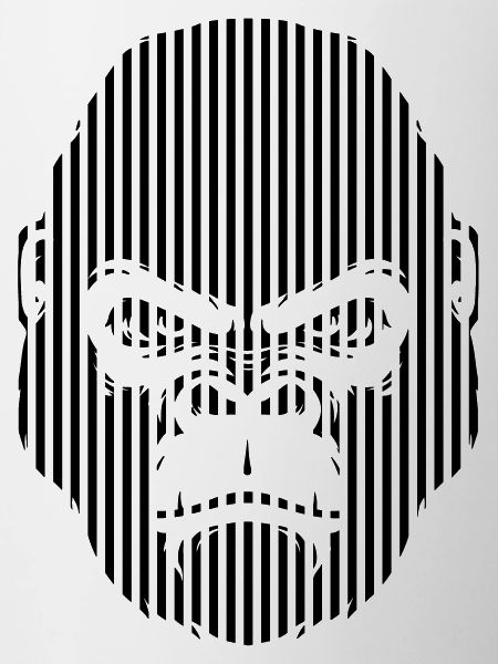 Gorilla Face Graphics