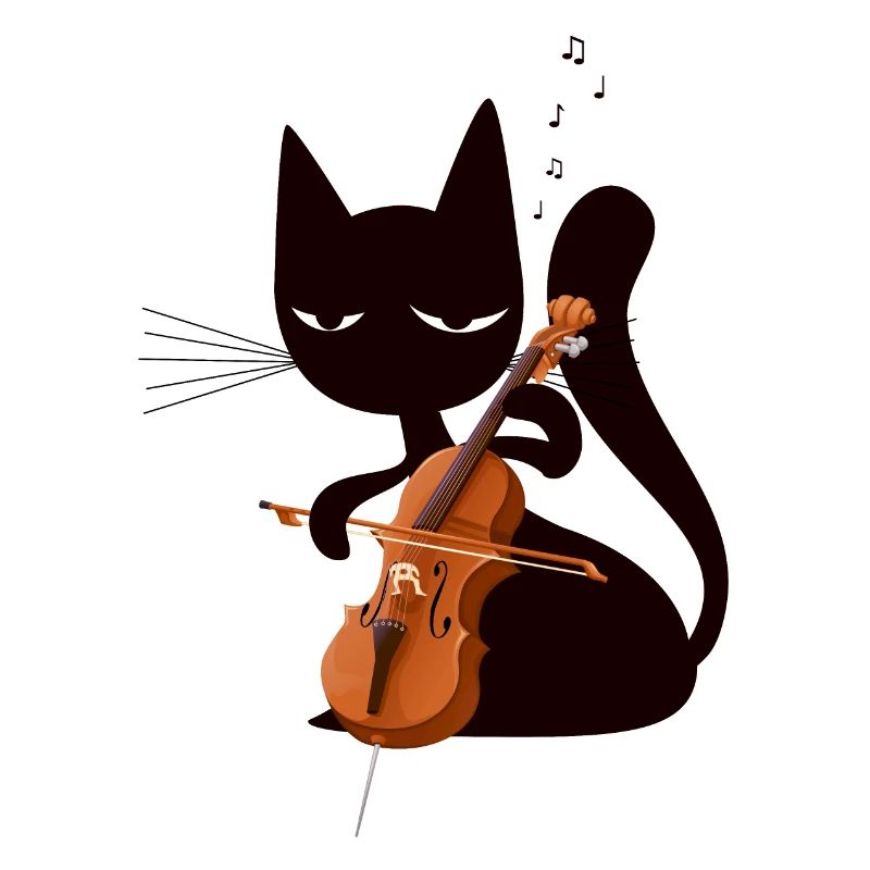 Chat violoncelliste