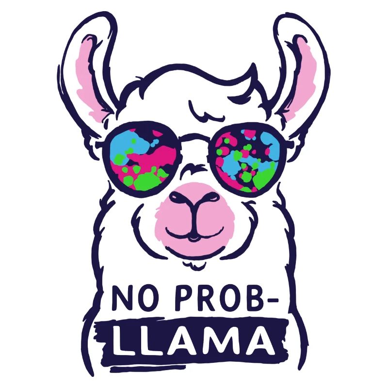 pas de problème - refroidisseur pas de problème lama lama disant