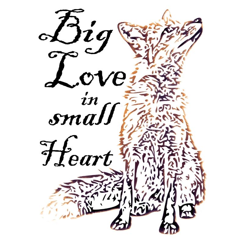 Kleiner Fuchs Mit Viel Liebe Im Herzen