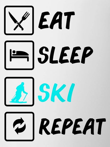 eat sleep ski repeat
