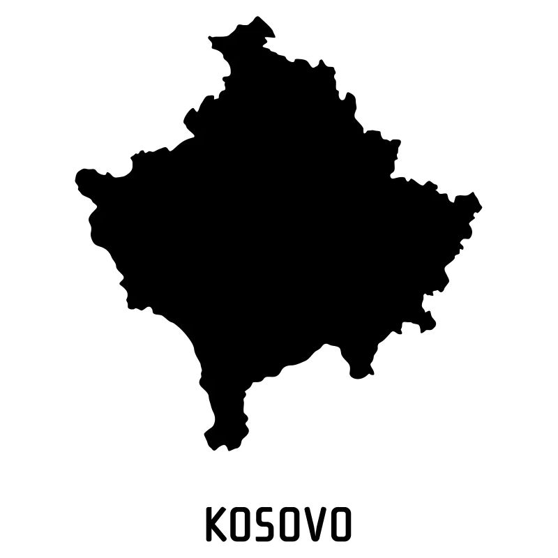 Kosovo - carte géographique Map