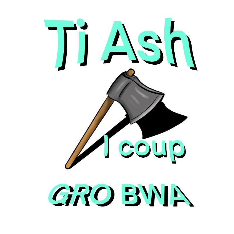 Ti ash i coup gro bwa Sprichwort kreolisch 974