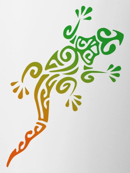 LÉZARD POLYNÉSIEN - collection tribale