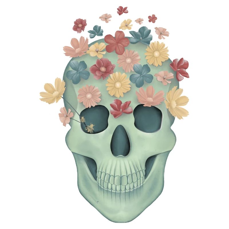 Blumenschädel