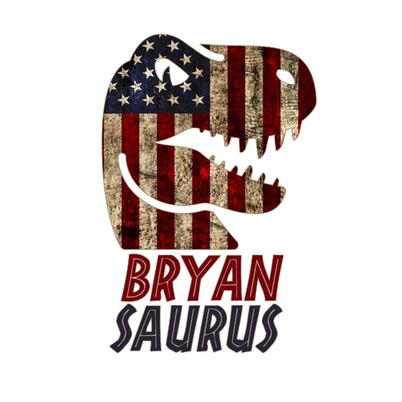 Patriotic Bryan Dinosaur Bryansaurus