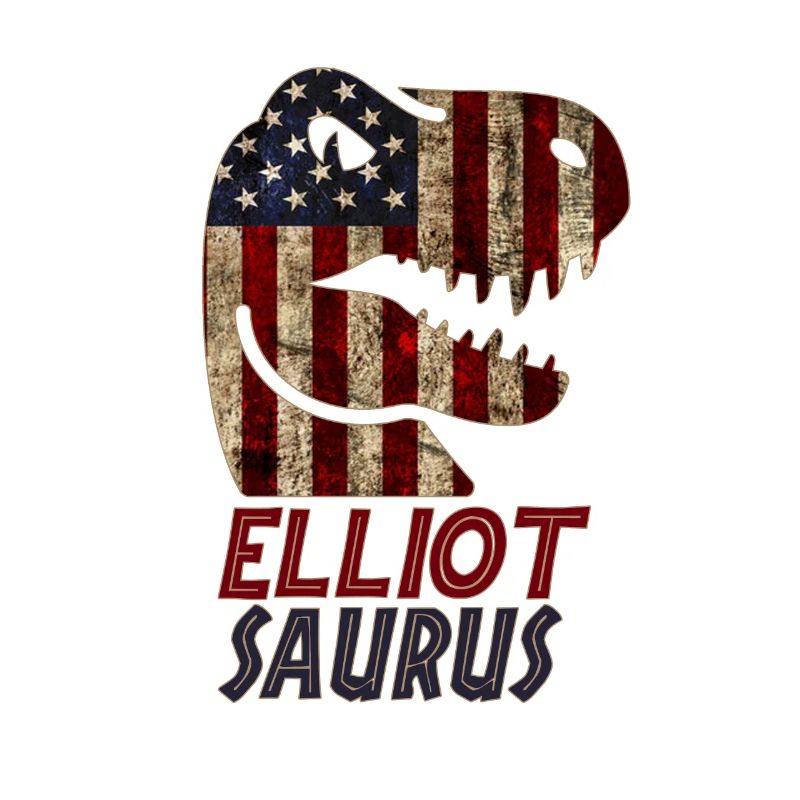 Patriotic Elliot Dinosaur Elliotsaurus