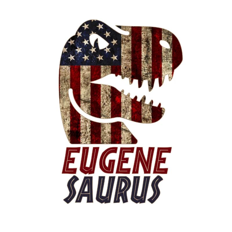 Patriotic Eugene Dinosaur Eugenesaurus