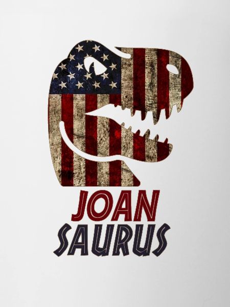 Patriotic Joan Dinosaur Joansaurus