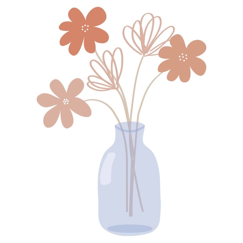 Fleurs en vase