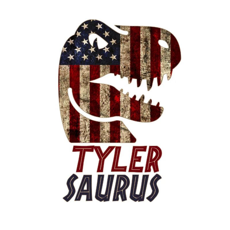 Patriotic Tyler Dinosaur Tylersaurus